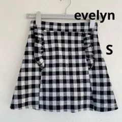 evelyn ミニスカート　ギンガムチェック　S