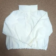 【ウィンドプルーフスタンドブルゾン】オフホワイト　ユニクロUNIQLO