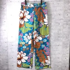 MaxMara フラワープリント カジュアルパンツ 38