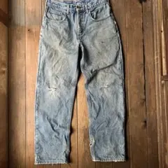ヨーロッパ古着 Carhartt 裏地 デニム ワークジーンズ カーハ