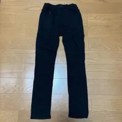 超美品☆F.O.KIDS裏起毛ストレッチパンツ黒140cm