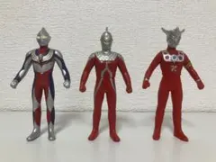 hg ソフビ道ウルトラマン　ティガ　セブン　レオ　３種セット