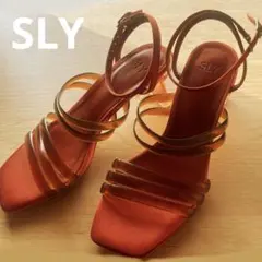 SLY クリアチューブ サンダル Sメタリックブラウンのサムネイル