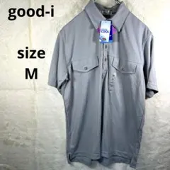 good-i グッドアイ ポロシャツ メンズ M グレー ポリエステル