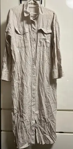 earth music&ecology ♡ ストライプ シャツ ワンピース