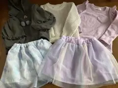 秋冬女の子まとめ売り５点セット