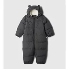 GAP パファー スノースーツ ジャンプスーツ ブラック　3-6months
