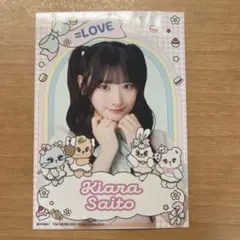 イコラブ 齋藤樹愛羅 生写真 アーティストコラボMOMOREI ヨリ