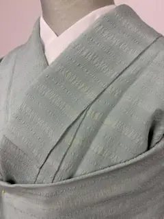 変わり織　色無地　紋入り