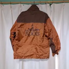 フリーサイズ　ルーツ　コーヒー　ジャケット　ナイロン　薄手　Ｌ　XL