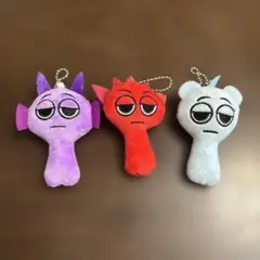 スプランキー　ぬいぐるみ　キーホルダー　3個セット