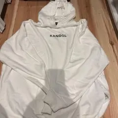 KANGOL ホワイト パーカー Fサイズ