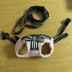 LAMZY ハーネス リード セット ピンク ブラックのサムネイル