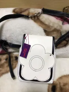 MARY QUANT フラワーモチーフ ショルダーバッグ