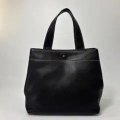 超極美品 シャネル キャビアスキン ブラック トートバッグ ハンドバッグ シールのサムネイル
