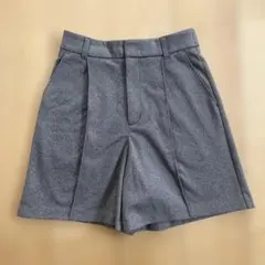 美品 GU ブラッシュドジャージーショートパンツ ブラウン Sサイズ