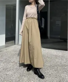 CAPRICIEUX LE'MAGE リブドッキングワンピース