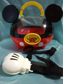 東京ディズニーランドミッキー ランチボックス スーベニア ストラップ付き 未使用