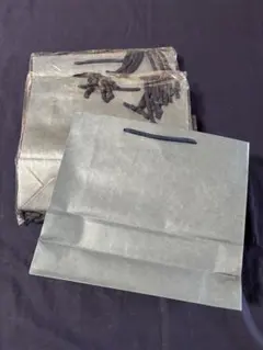 HEIKO 紙袋　ショッピングバッグ 中型　20枚　ネイビー