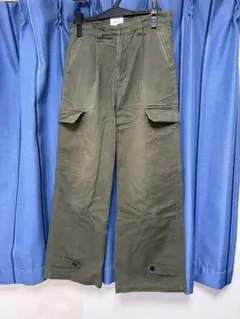 EMMA CLOTHES ワイドストレートM-47ミリタリーカーゴパンツのサムネイル