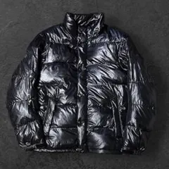 y2k Opium お兄系 00s CAMP7 ダウンジャケット L 黒 光沢