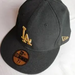 NEW ERA 59fifty LAドジャース ウール ブラック 61.5cm