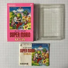 に*ま様 Nintendoファミコンカセットスーパーマリオ USA 取扱説明書と
