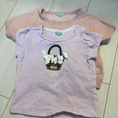 TOCCA バスケット刺繍 Tシャツ ２枚セット