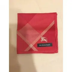 新品ラベル付き希少品！　バーバリーハンカチ