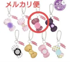 ハローキティ コレクタブルマスコットキーチェーン ユニバ USJ リボン ヒョウ