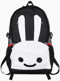 CUNE ウサギフェイスポケット バックパック リュックサック ブラック 大容量