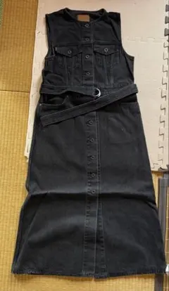 38 デニムジャンバースカート