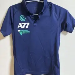 asics A77 ポロシャツ ネイビー