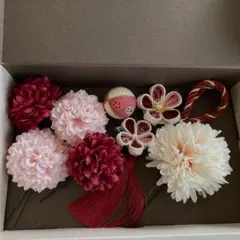 髪飾りセット　卒業式　成人式