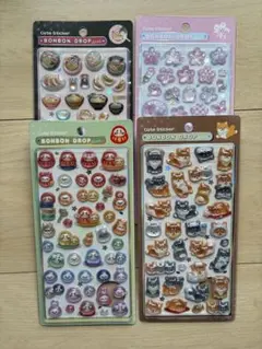 s*3様 ボンボンドロップシール和柄6種