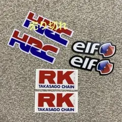 HRC elf RK ステッカーセット　バイク
