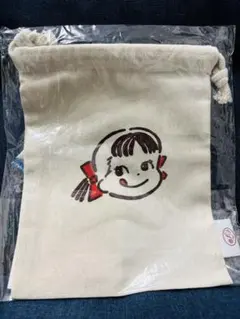 不二家 ペコちゃん コットン巾着のサムネイル