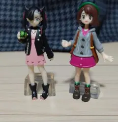 ポケモン　スケールワールド　フィギュア　ユウリ　マリィ