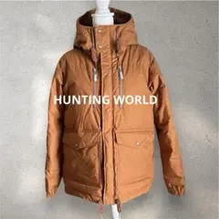 【お値下げ】美品 HUNTING WORLD フーデッド ダウンジャケット 50