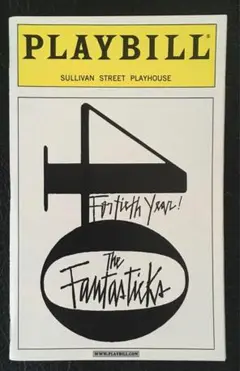 PLAYBILLプレイビル ファンタスティックス 2000年11月 40周年記念
