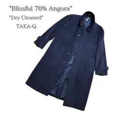 極上アンゴラ70% TAKA-Q ステンカラーコート L Angora Coatのサムネイル