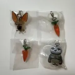 ズートピア めじるしアクセサリー にんじん フィニック フラッシュ 4点セット