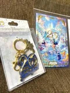 ディズニーシー20周年完売品✨ストラップ+ポストカード