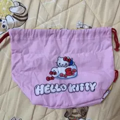 サンリオ キティ ハローキティ エッジーバラエティコレクション BIG巾着 巾着
