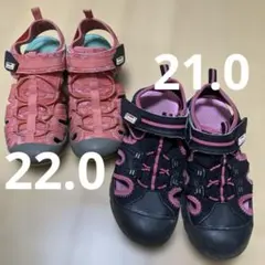 コールマン キッズサンダル ピンク21 22 スポーツサンダル　つま先　21.0のサムネイル