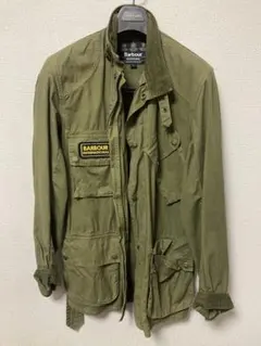 Barbour ミリタリージャケット オリーブグリーン