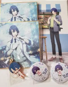 うたプリ　真斗　ミニ色紙　プロフィールカード　缶バッジ　ラバスト