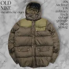 00s OLD NIKE アスレチックデプト 2way ダウンジャケット y2k
