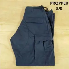 PROPPERプロッパー ミリタリーコットンリップストップ カーゴパンツ軍パン