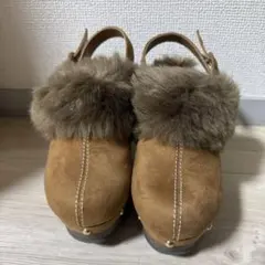 ファー付きサンダル♡ レディース